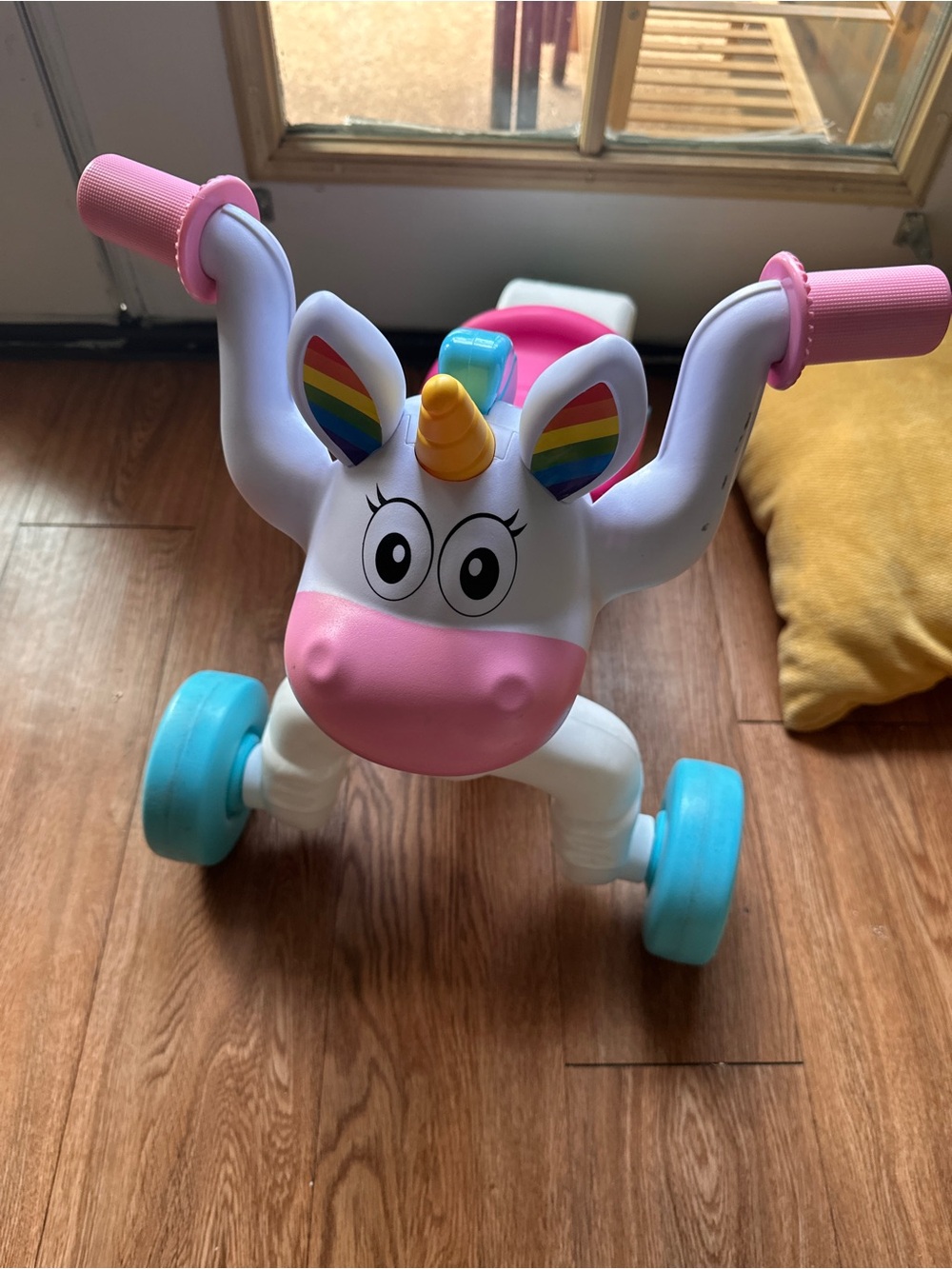 Little Tikes Pink & Blue Unicorn Push Walker for Toddlers